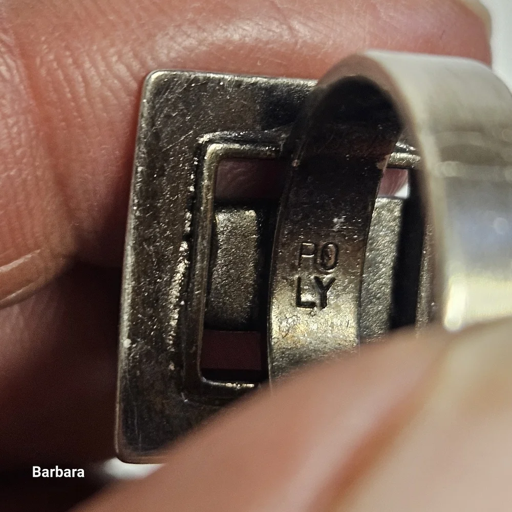 Christopher Poly Geometric Contemporary Ring, Size 9.25 - Picture 5 of 7